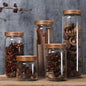 Acacia & Glass Storage Containers