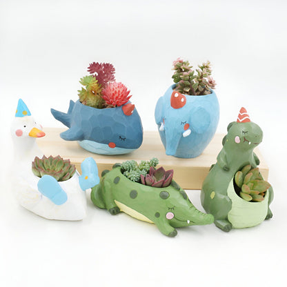 Cartoon Animal Succulent Planter+