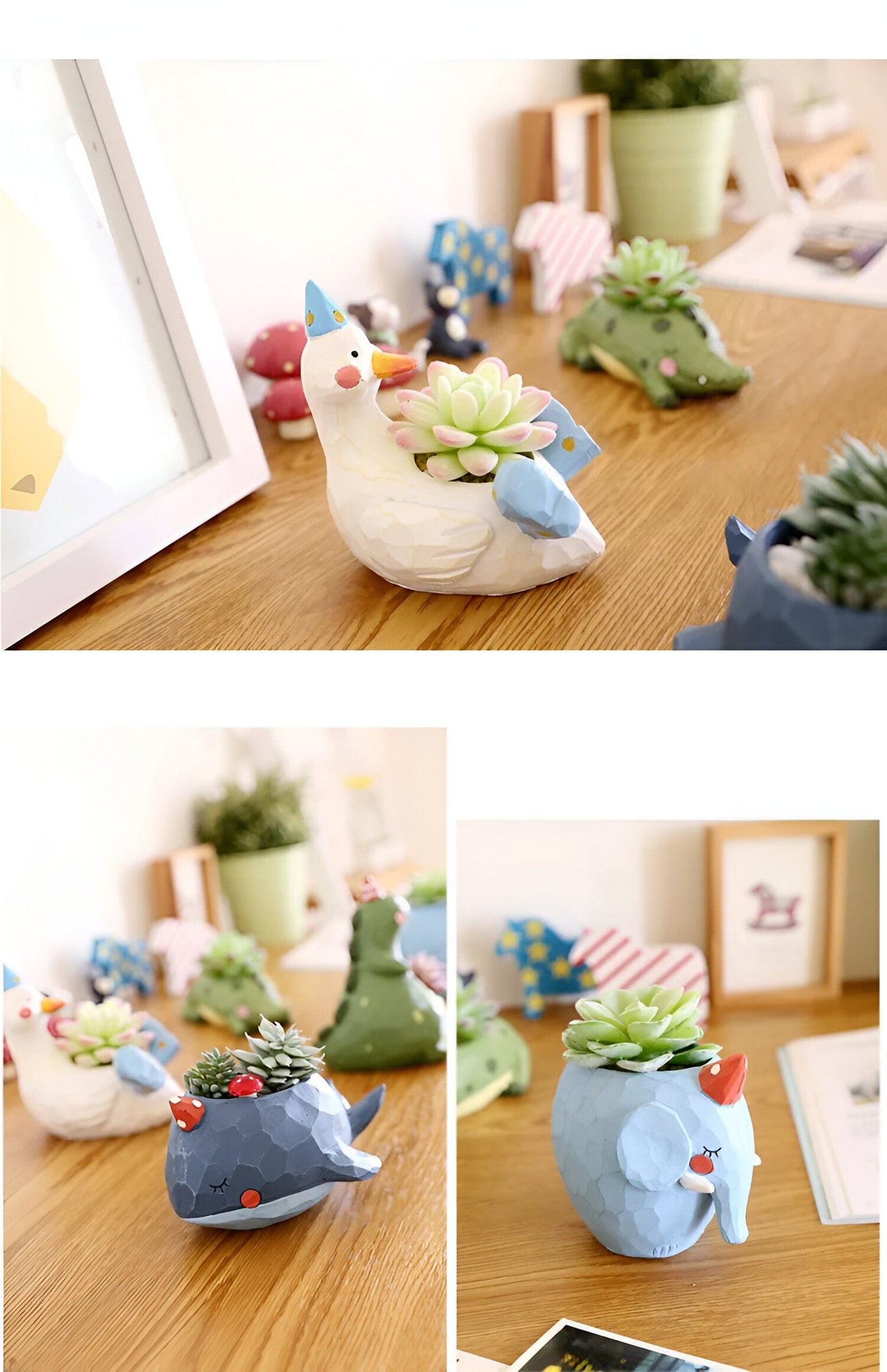 Cartoon Animal Succulent Planter