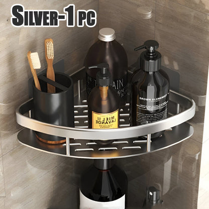 Aluminum Bathroom Shampoo Rack Organizer