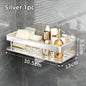 Aluminum Bathroom Shampoo Rack Organizer