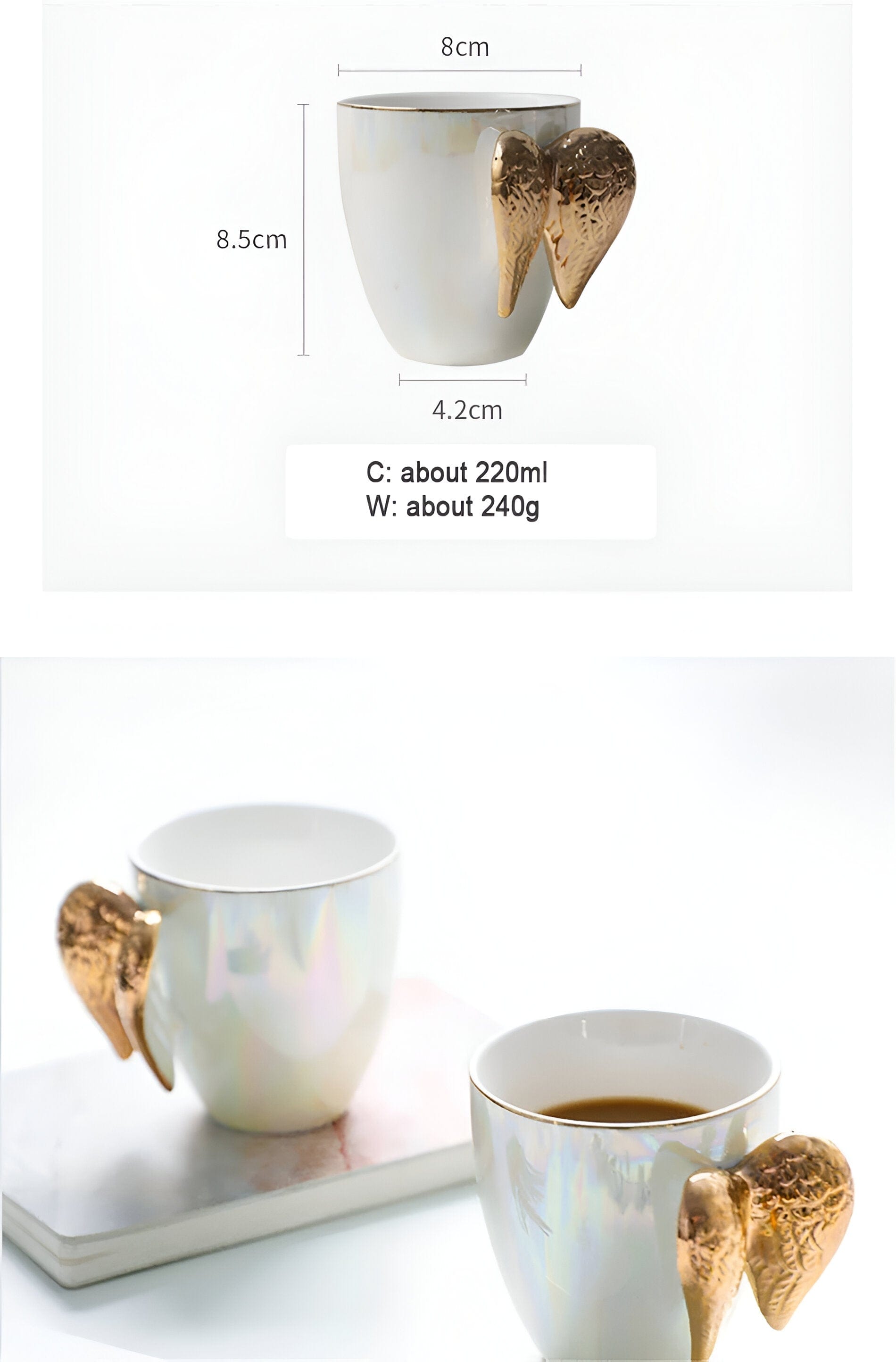 Angel Wings Coffee Cup