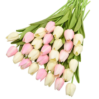 Faux Tulips Artificial Flowers