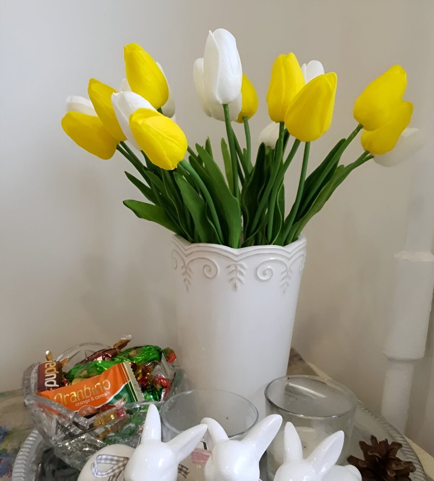 Faux Tulips Artificial Flowers