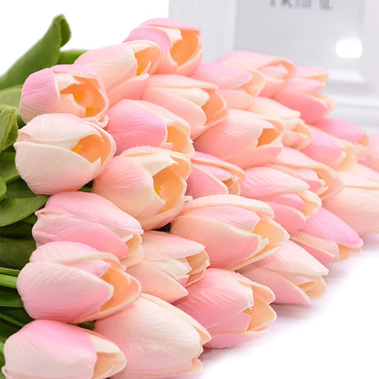 Faux Tulips Artificial Flowers