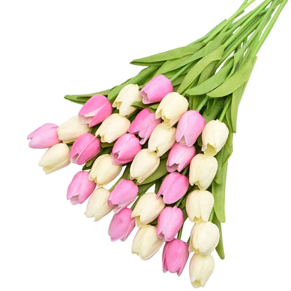 Faux Tulips Artificial Flowers