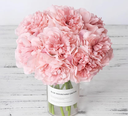 Silk Faux Peonies Artificial Flowers