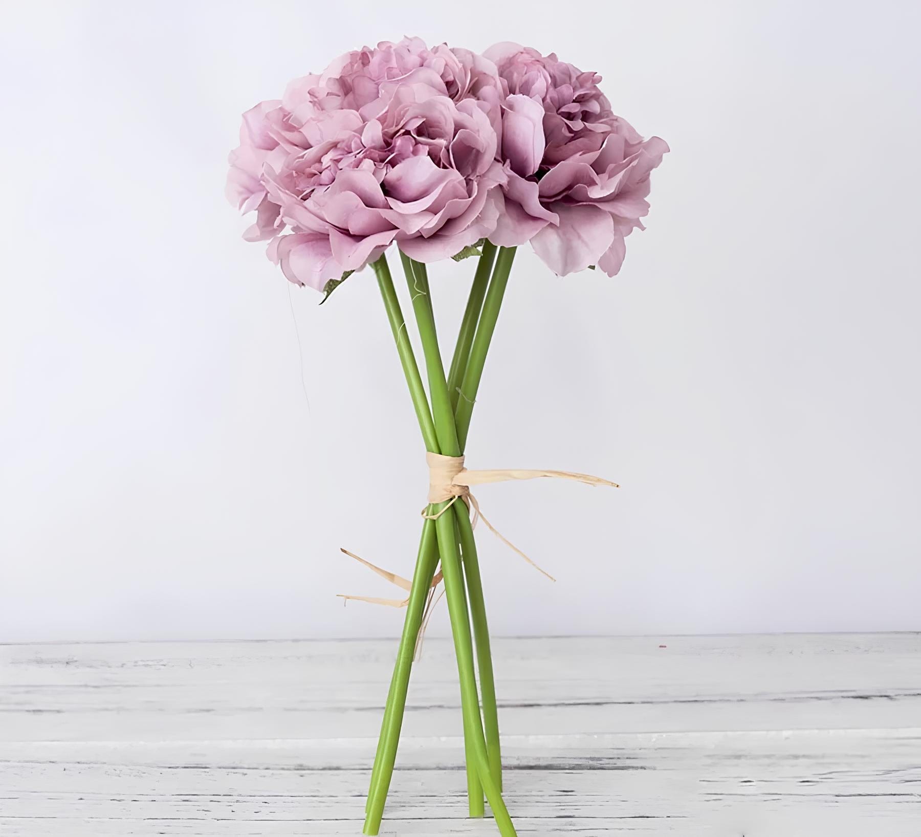 Silk Faux Peonies Artificial Flowers