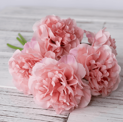 Silk Faux Peonies Artificial Flowers