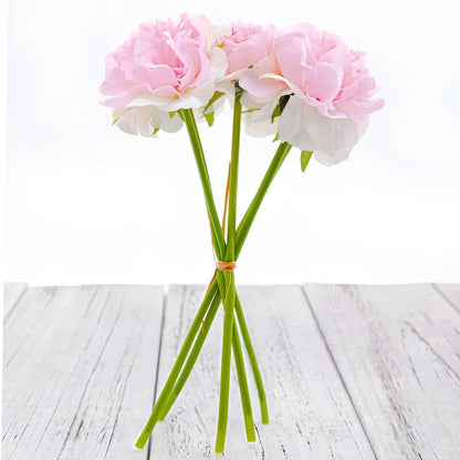 Silk Faux Peonies Artificial Flowers