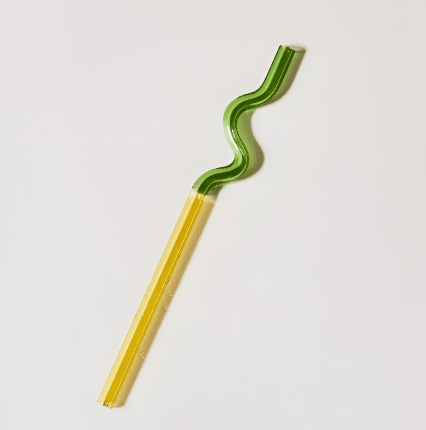 Twist Colorful Glass Straw