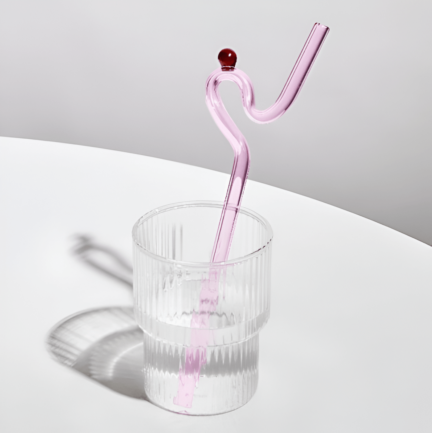 Twist Colorful Glass Straw