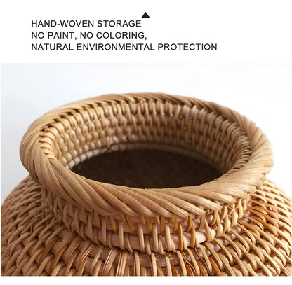 Rattan Hand Woven Vase