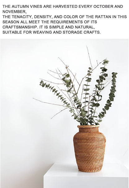 Rattan Hand Woven Vase