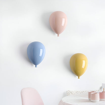 Wall-Hanging Ceramic Balloons