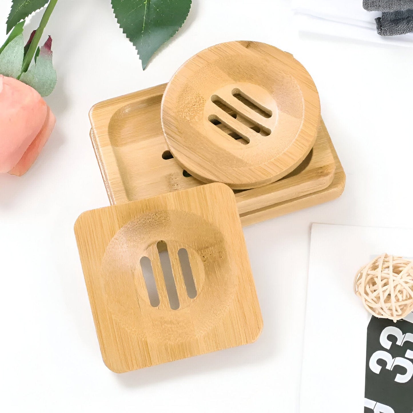 Natural Bamboo Soap Dish