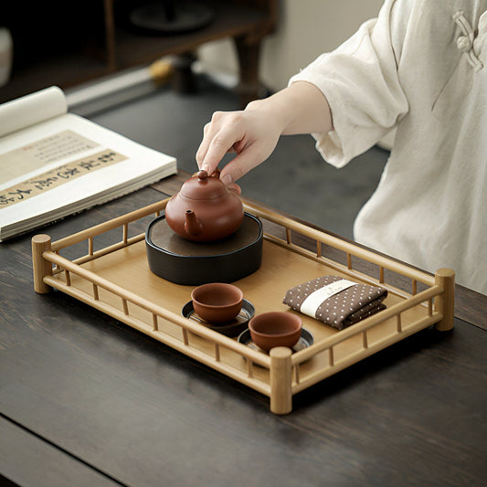 Zen Bamboo Tea Tray