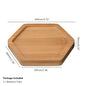 Natural Bamboo Planter Saucer Tray