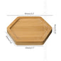 Natural Bamboo Planter Saucer Tray