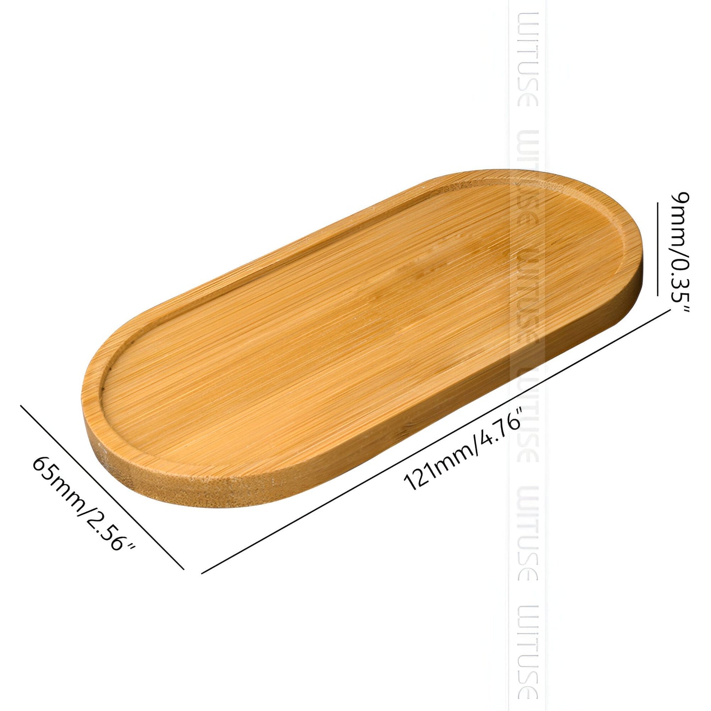 Natural Bamboo Planter Saucer Tray