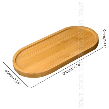 Natural Bamboo Planter Saucer Tray