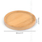 Natural Bamboo Planter Saucer Tray