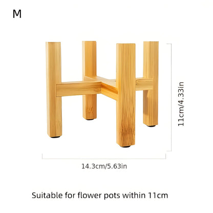 Genuine Bamboo Wooden Plant Stand