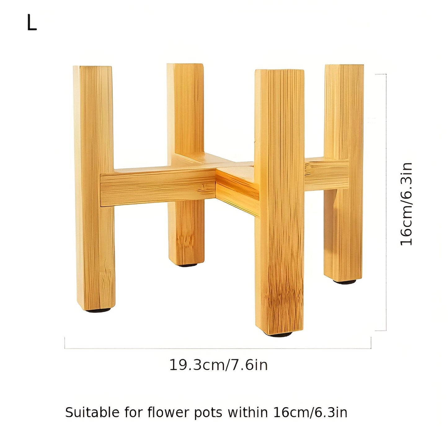 Genuine Bamboo Wooden Plant Stand