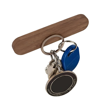 Magnetic Wooden Wall Key Holder