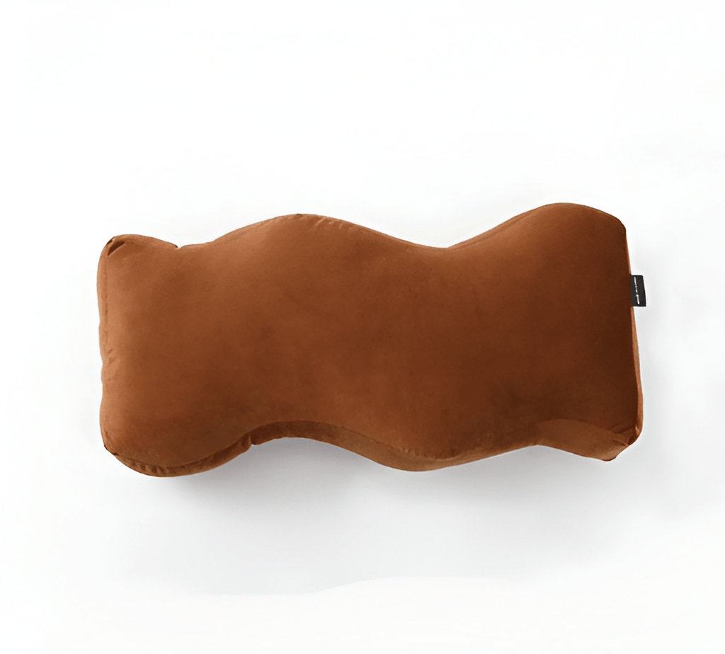 Velvety Retro Shapes Pillow