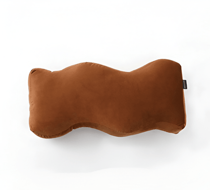 Velvety Retro Shapes Pillow