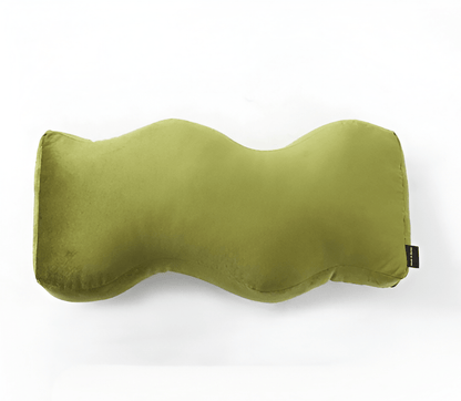 Velvety Retro Shapes Pillow