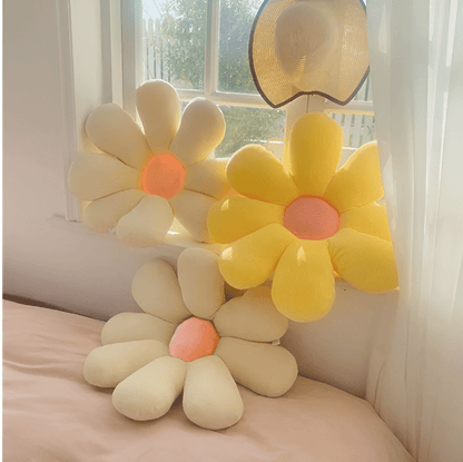 Flower Shaped Cushion Throw Pillow