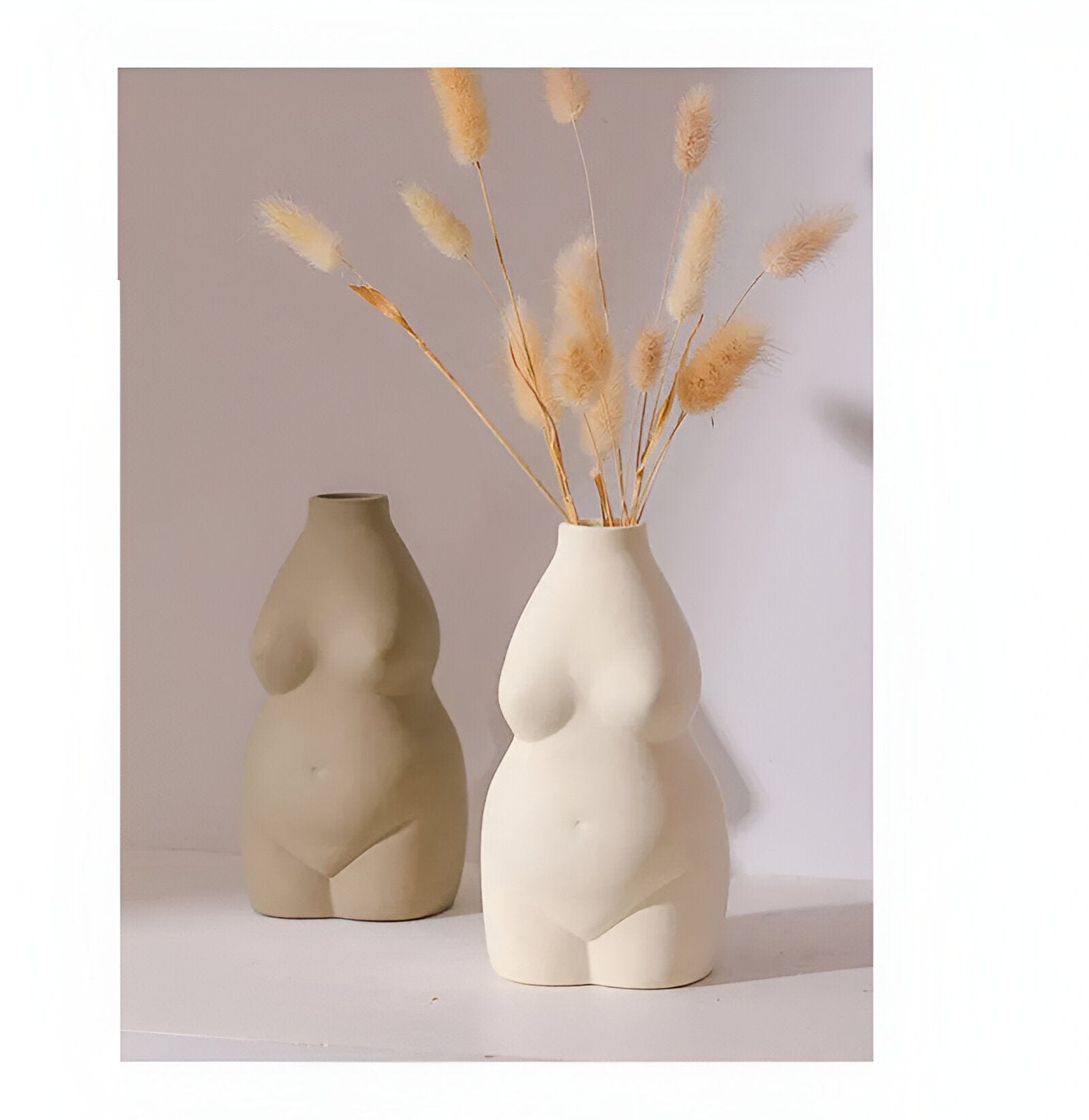 Feminine Curves Nude Female Ceramic Vase