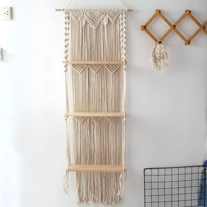 3-Tier Macrame Hanging Shelves