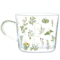 Flora Glass Mug + Cup