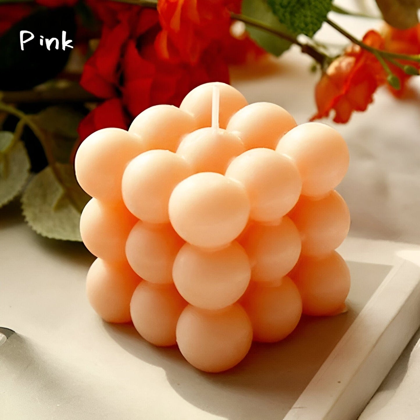 Bubble Cube Candle 