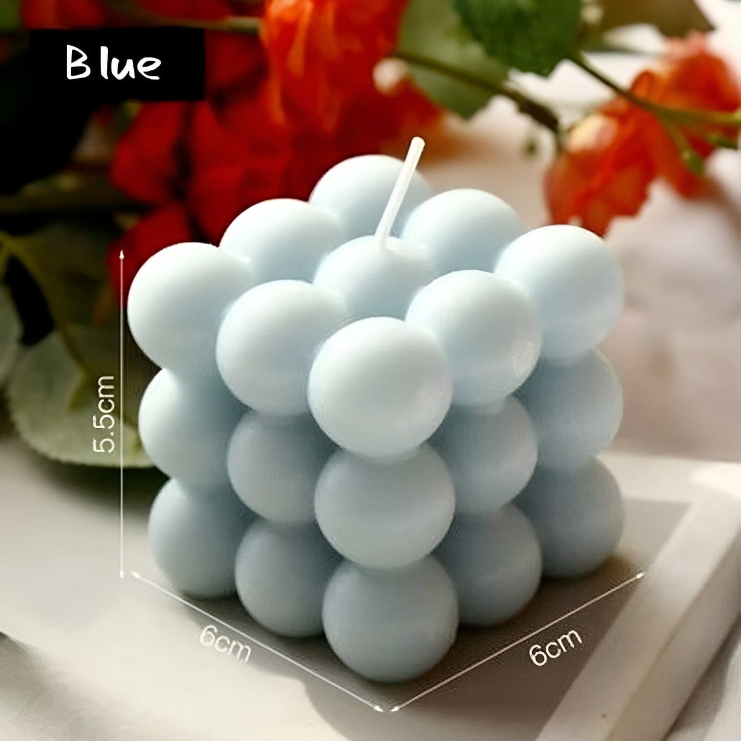 Bubble Cube Candle 