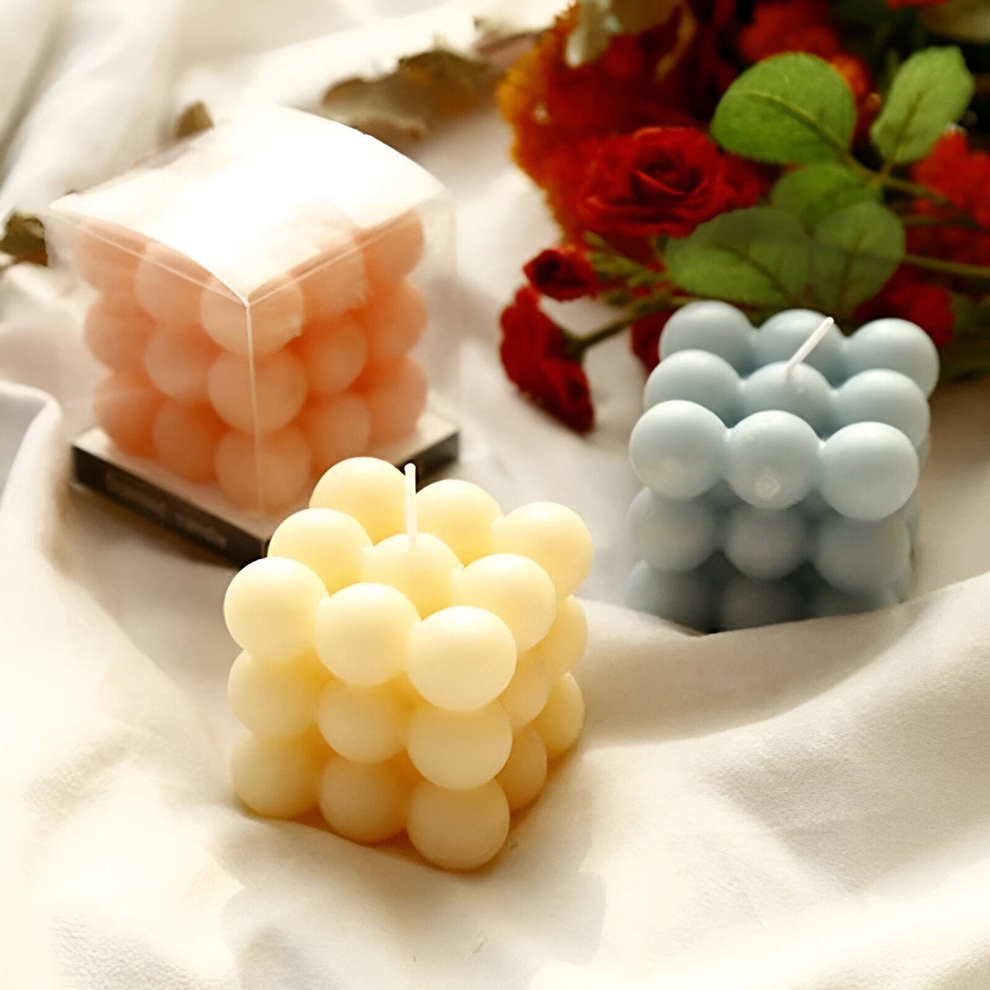 Bubble Cube Candle 