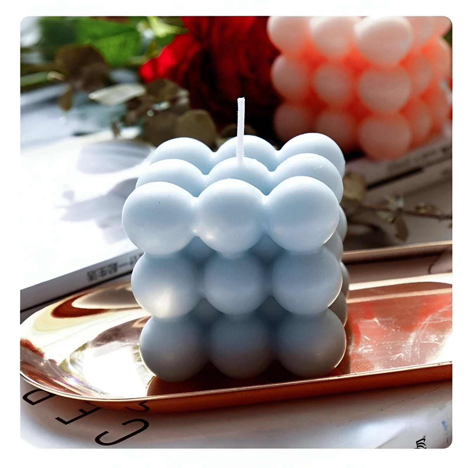 Bubble Cube Candle 