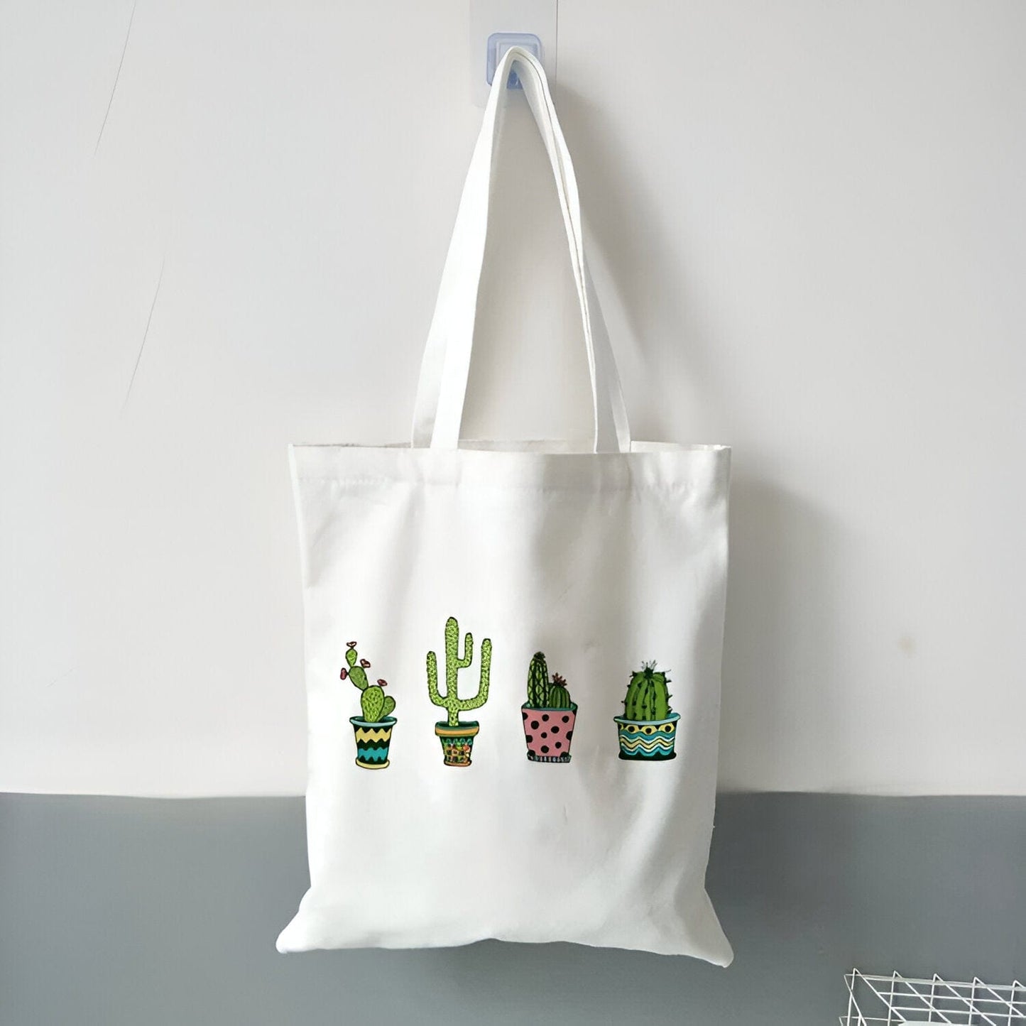 Cactus Canvas Tote Bag