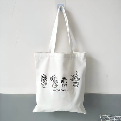 Cactus Canvas Tote Bag