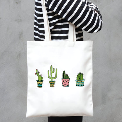 Cactus Canvas Tote Bag