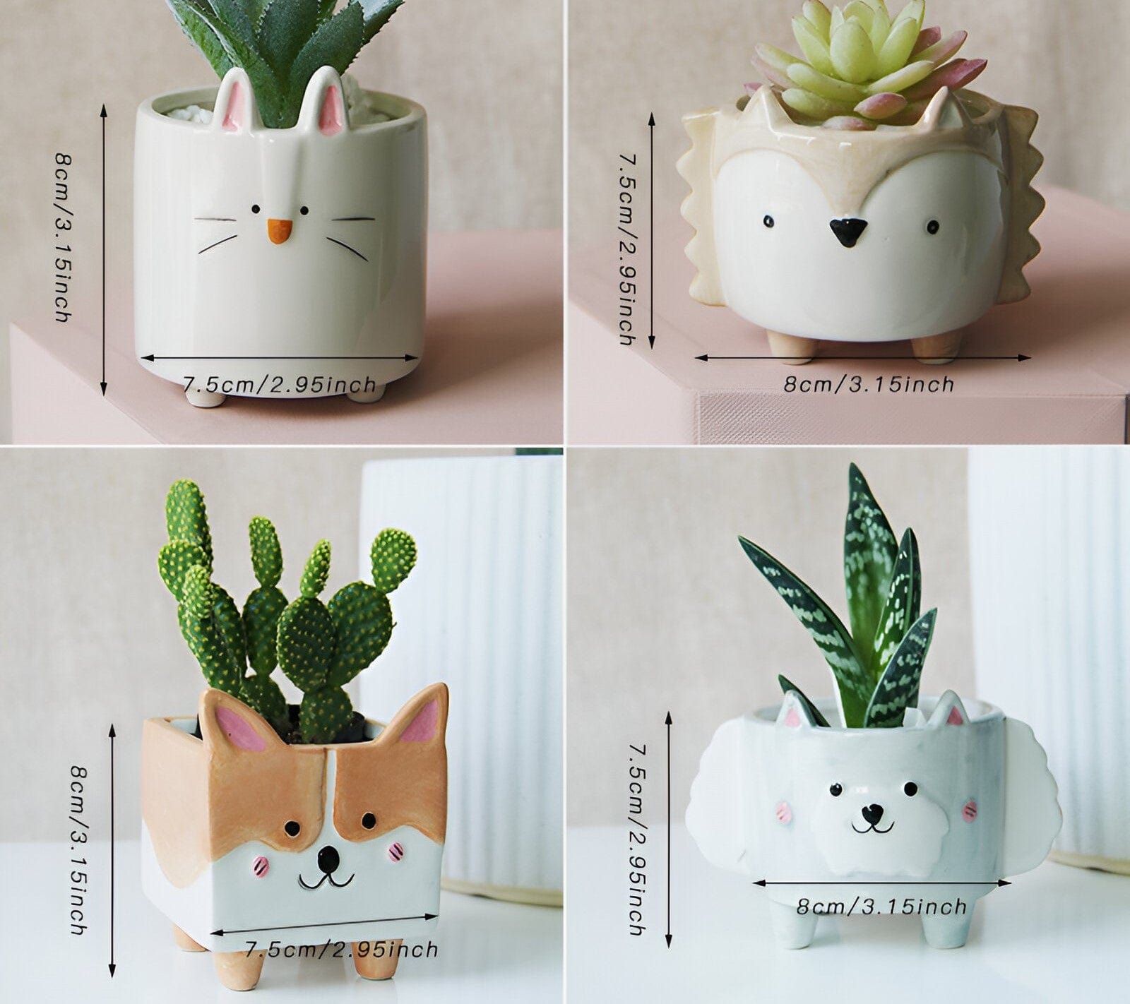 Animal Ceramic Succulent Planters