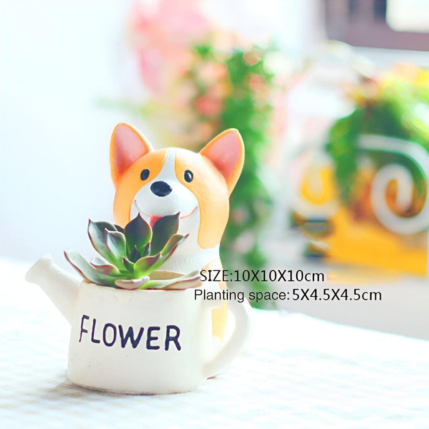 Corgi Succulent Planter