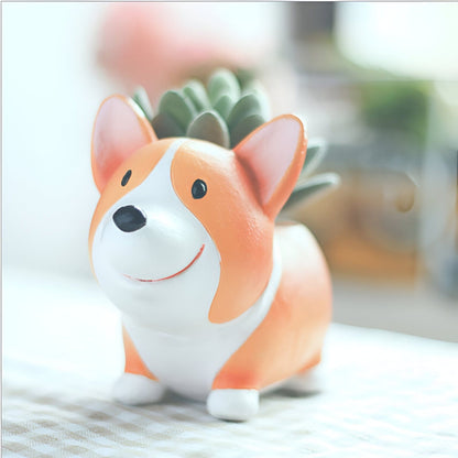 Corgi Succulent Planter