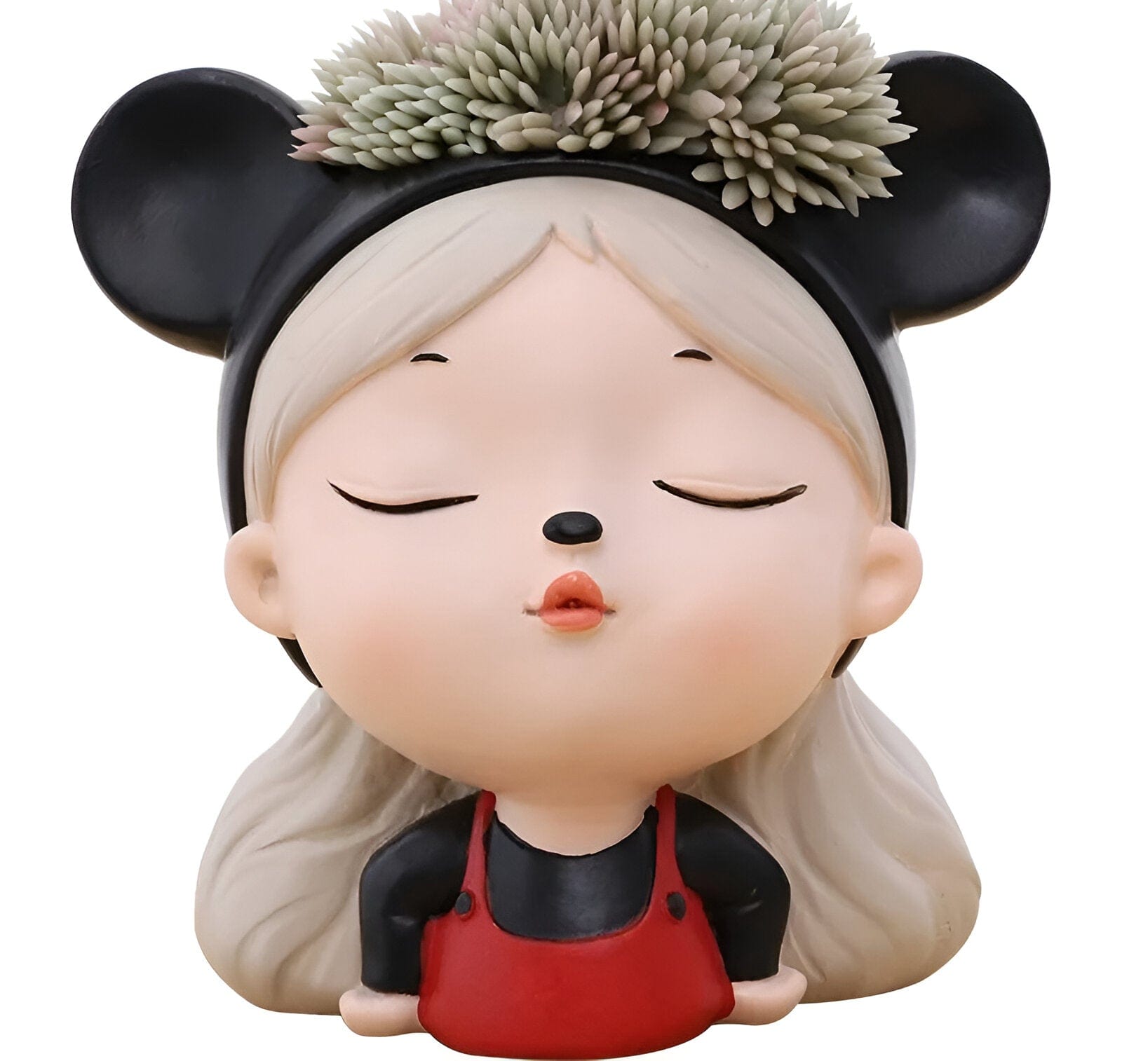 Girl Resin Pot