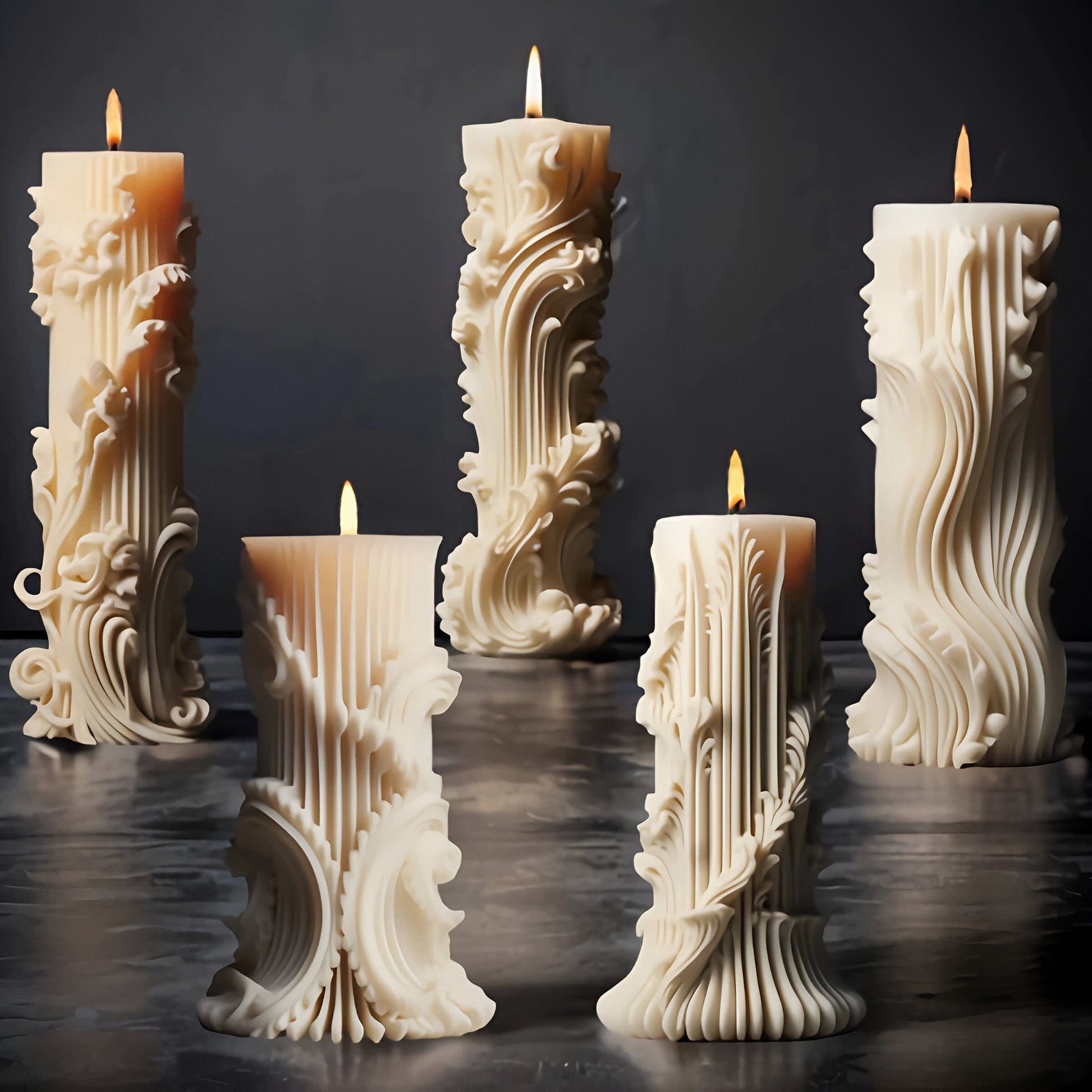 Pillar Silicone Candle