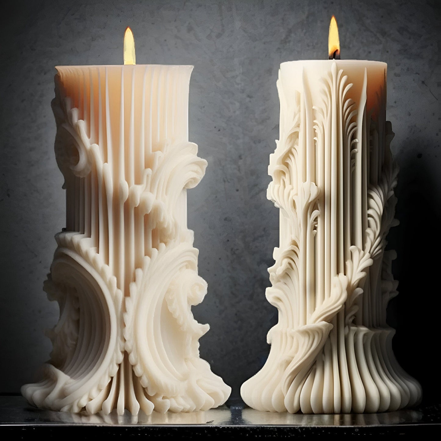 Pillar Silicone Candle