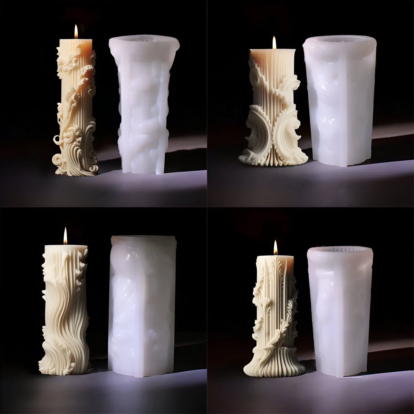 Pillar Silicone Candle